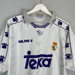 Shop 1994/96 REAL MADRID HOME SHIRT (M) KELME, classic football shirts, vintage football shirts & retro soccer jerseys at Cult Kits