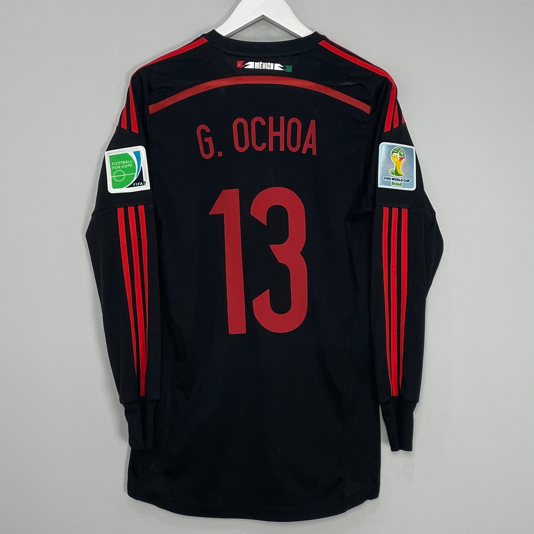 Shop 2014/15 MEXICO OCHOA #13 GK SHIRT (S) ADIDAS, classic football shirts, vintage football shirts & retro soccer jerseys at Cult Kits
