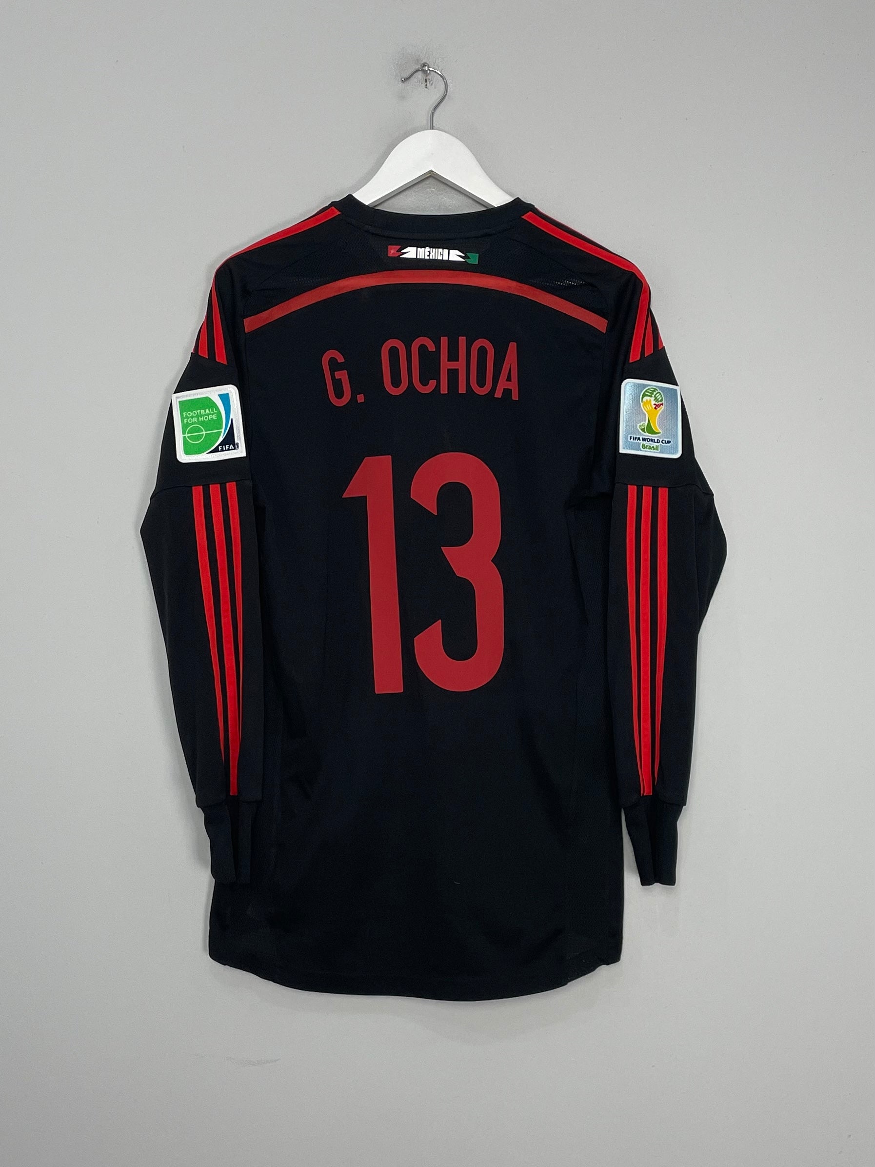 Shop 2014/15 MEXICO OCHOA #13 GK SHIRT (S) ADIDAS, classic football shirts, vintage football shirts & retro soccer jerseys at Cult Kits