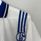 Shop 1996/97 SCHALKE AWAY SHIRT (L) ADIDAS, classic football shirts, vintage football shirts & retro soccer jerseys at Cult Kits