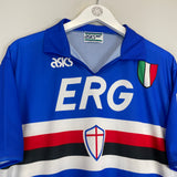 1990/92 SAMPDORIA HOME SHIRT (M) ASICS