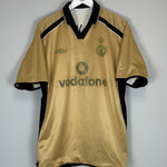 Shop 2001/02 MANCHESTER UNITED BECKHAM #7 C/L AWAY/THIRD CENTENARY SHIRT (XL) UMBRO, classic football shirts, vintage football shirts & retro soccer jerseys at Cult Kits