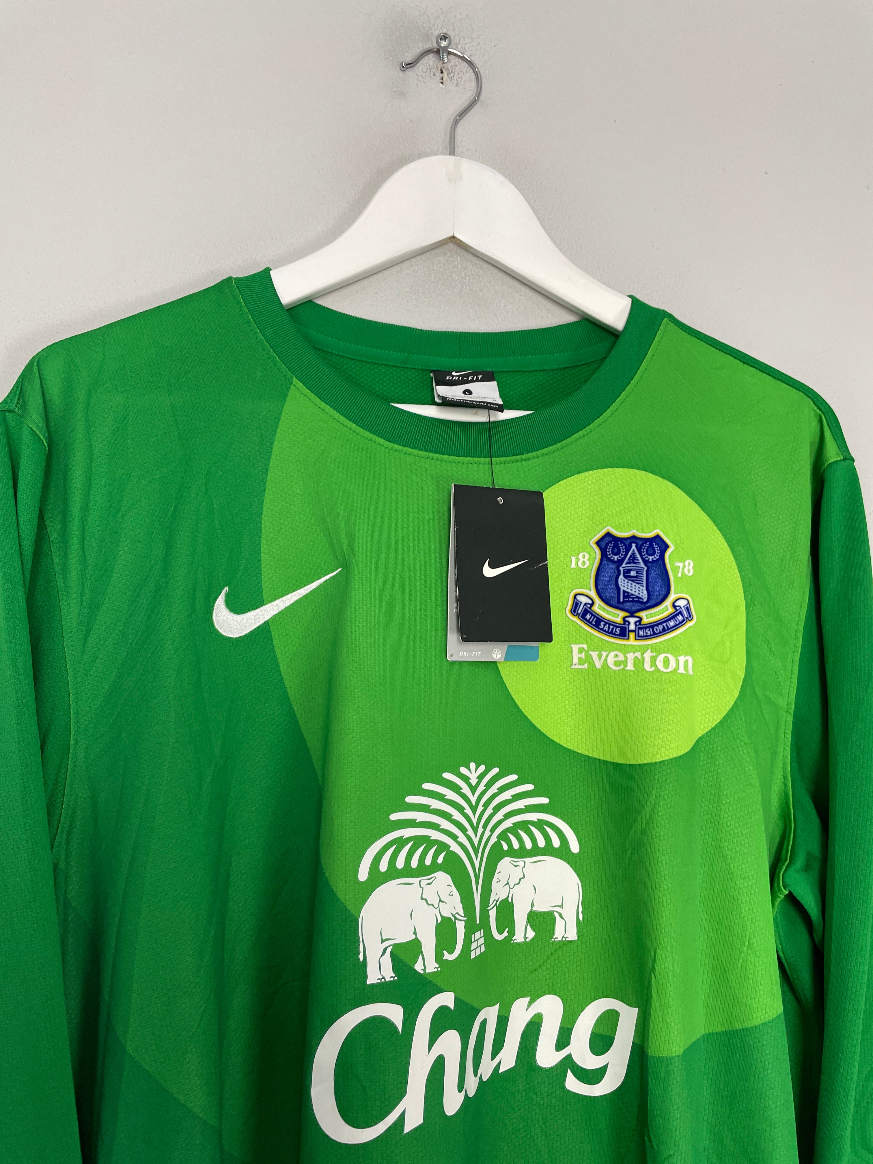 Shop 2013/14 EVERTON HOWARD #24 *BNWT* GK SHIRT (L) NIKE, classic football shirts, vintage football shirts & retro soccer jerseys at Cult Kits