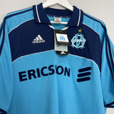 Shop 2000/01 MARSEILLE *BNWT* THIRD SHIRT (XL) ADIDAS, classic football shirts, vintage football shirts & retro soccer jerseys at Cult Kits