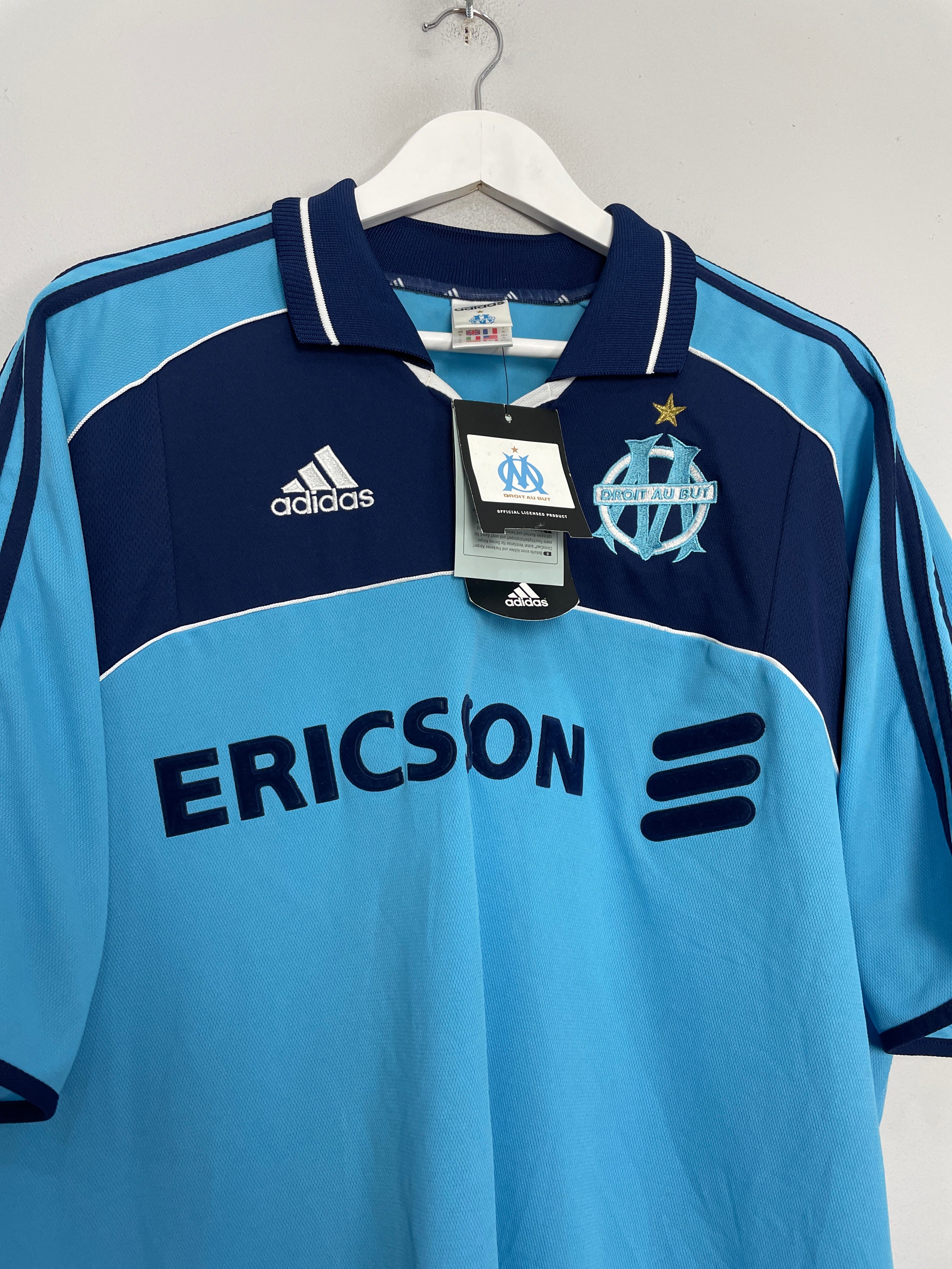 Shop 2000/01 MARSEILLE *BNWT* THIRD SHIRT (XL) ADIDAS, classic football shirts, vintage football shirts & retro soccer jerseys at Cult Kits