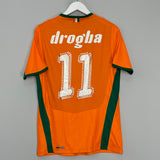 Shop 2008/09 IVORY COAST DROGBA #11 HOME SHIRT (S) PUMA, classic football shirts, vintage football shirts & retro soccer jerseys at Cult Kits