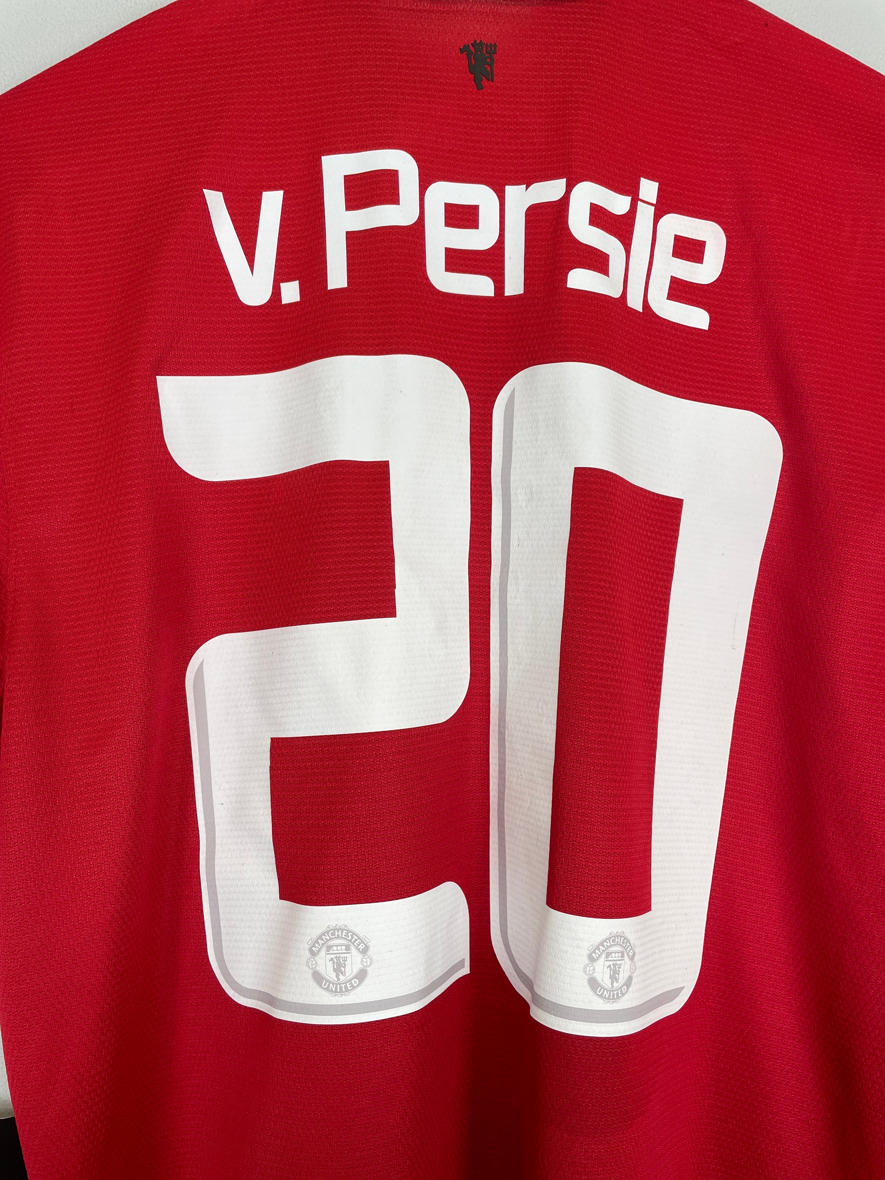 Shop 2013/14 MANCHESTER UNITED V.PERSIE #20 *BNWT* HOME SHIRT (L) NIKE, classic football shirts, vintage football shirts & retro soccer jerseys at Cult Kits