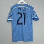 Shop 2015/16 NEW YORK CITY PIRLO #21 *AUTHENTIC* HOME SHIRT (L) ADIDAS, classic football shirts, vintage football shirts & retro soccer jerseys at Cult Kits