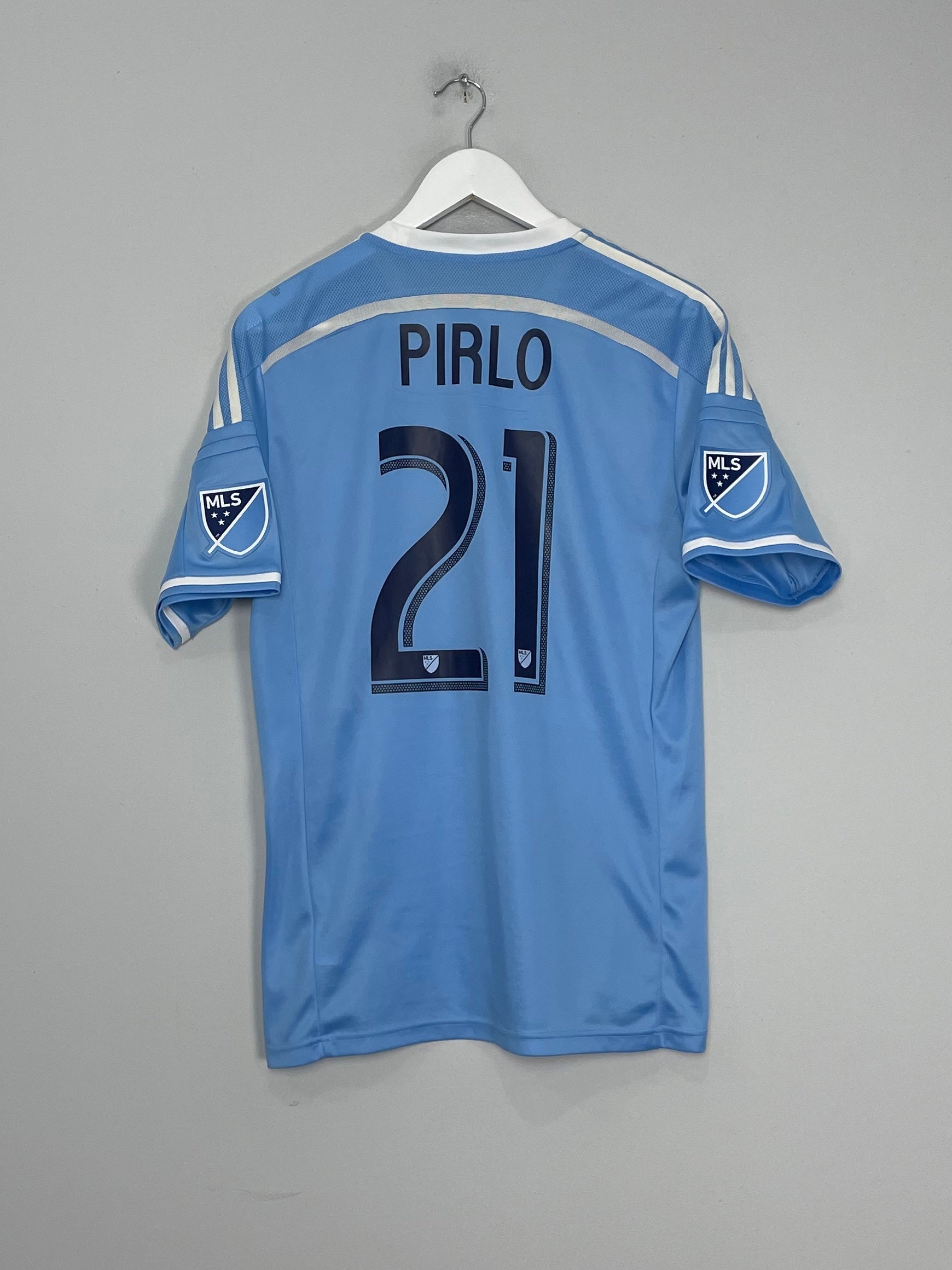 Shop 2015/16 NEW YORK CITY PIRLO #21 *AUTHENTIC* HOME SHIRT (L) ADIDAS, classic football shirts, vintage football shirts & retro soccer jerseys at Cult Kits