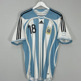 2005/07 ARGENTINA MESSI #18 HOME SHIRT (L) ADIDAS
