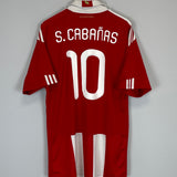 2010 PARAGUAY S.CABANAS #10 HOME SHIRT (XL) ADIDAS