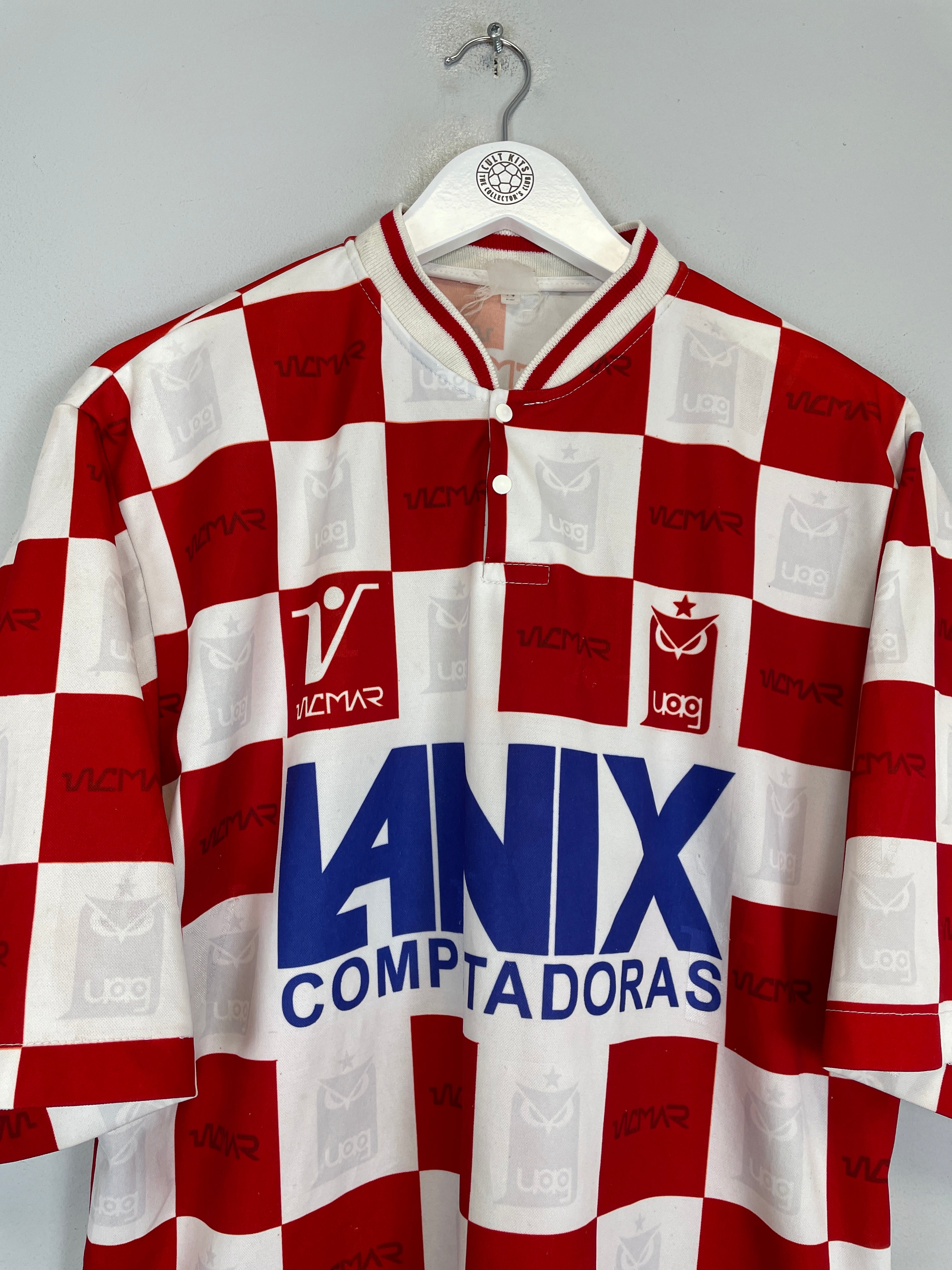 Shop 1997 TECOS HOME SHIRT (L) OM, classic football shirts, vintage football shirts & retro soccer jerseys at Cult Kits