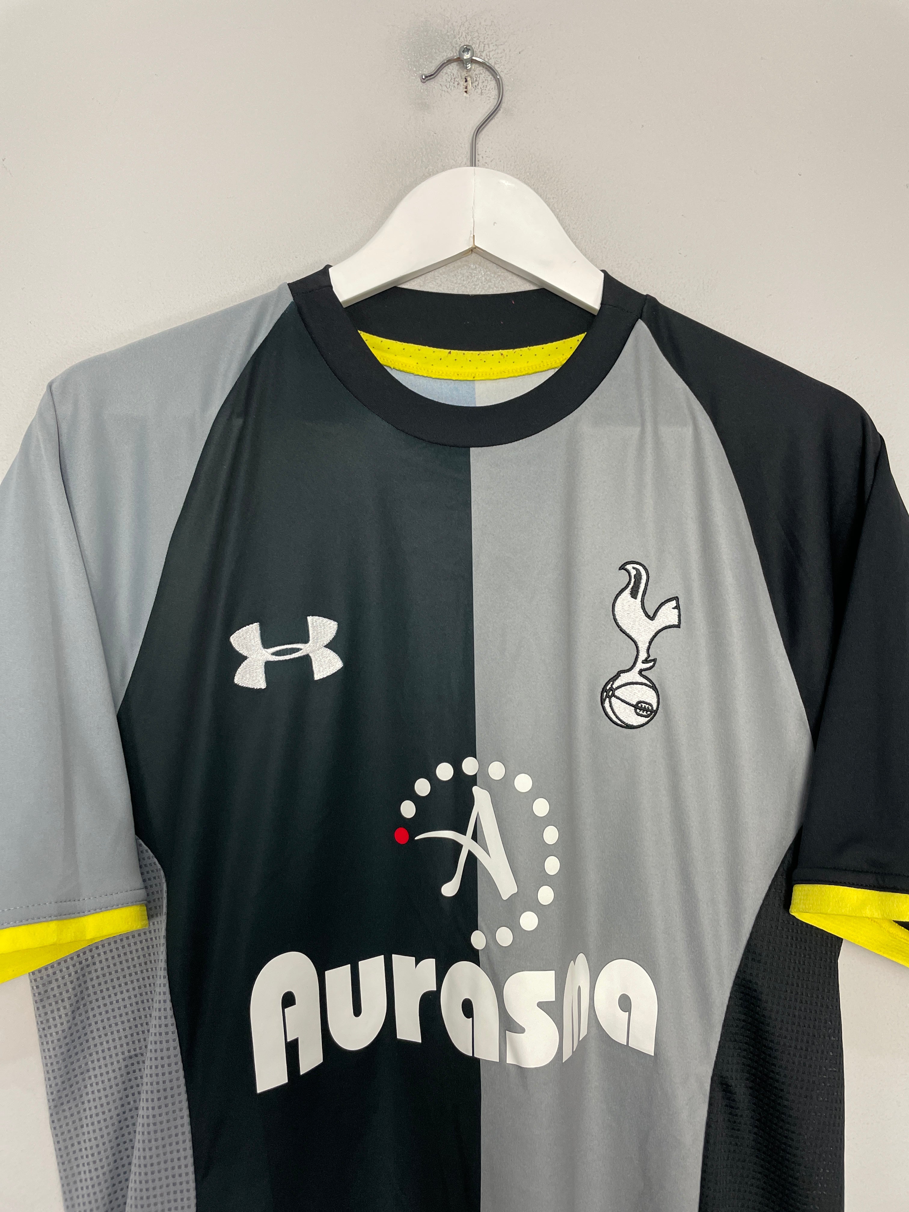 Shop 2012/13 TOTTENHAM BALE #11 THIRD SHIRT (L) UNDER ARMOUR, classic football shirts, vintage football shirts & retro soccer jerseys at Cult Kits