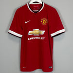 Shop 2014/15 MANCHESTER UNITED V.PERSIE #20 HOME SHIRT (M) NIKE, classic football shirts, vintage football shirts & retro soccer jerseys at Cult Kits