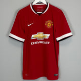Shop 2014/15 MANCHESTER UNITED V.PERSIE #20 HOME SHIRT (M) NIKE, classic football shirts, vintage football shirts & retro soccer jerseys at Cult Kits