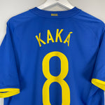 Shop 2008/10 BRAZIL KAKA #8 AWAY SHIRT (M) NIKE, classic football shirts, vintage football shirts & retro soccer jerseys at Cult Kits