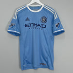 Shop 2015/16 NEW YORK CITY PIRLO #21 *AUTHENTIC* HOME SHIRT (L) ADIDAS, classic football shirts, vintage football shirts & retro soccer jerseys at Cult Kits