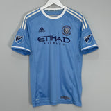 Shop 2015/16 NEW YORK CITY PIRLO #21 *AUTHENTIC* HOME SHIRT (L) ADIDAS, classic football shirts, vintage football shirts & retro soccer jerseys at Cult Kits