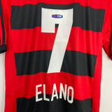 Shop 2013 FLAMENGO ELANO #7 HOME SHIRT (M) ADIDAS, classic football shirts, vintage football shirts & retro soccer jerseys at Cult Kits