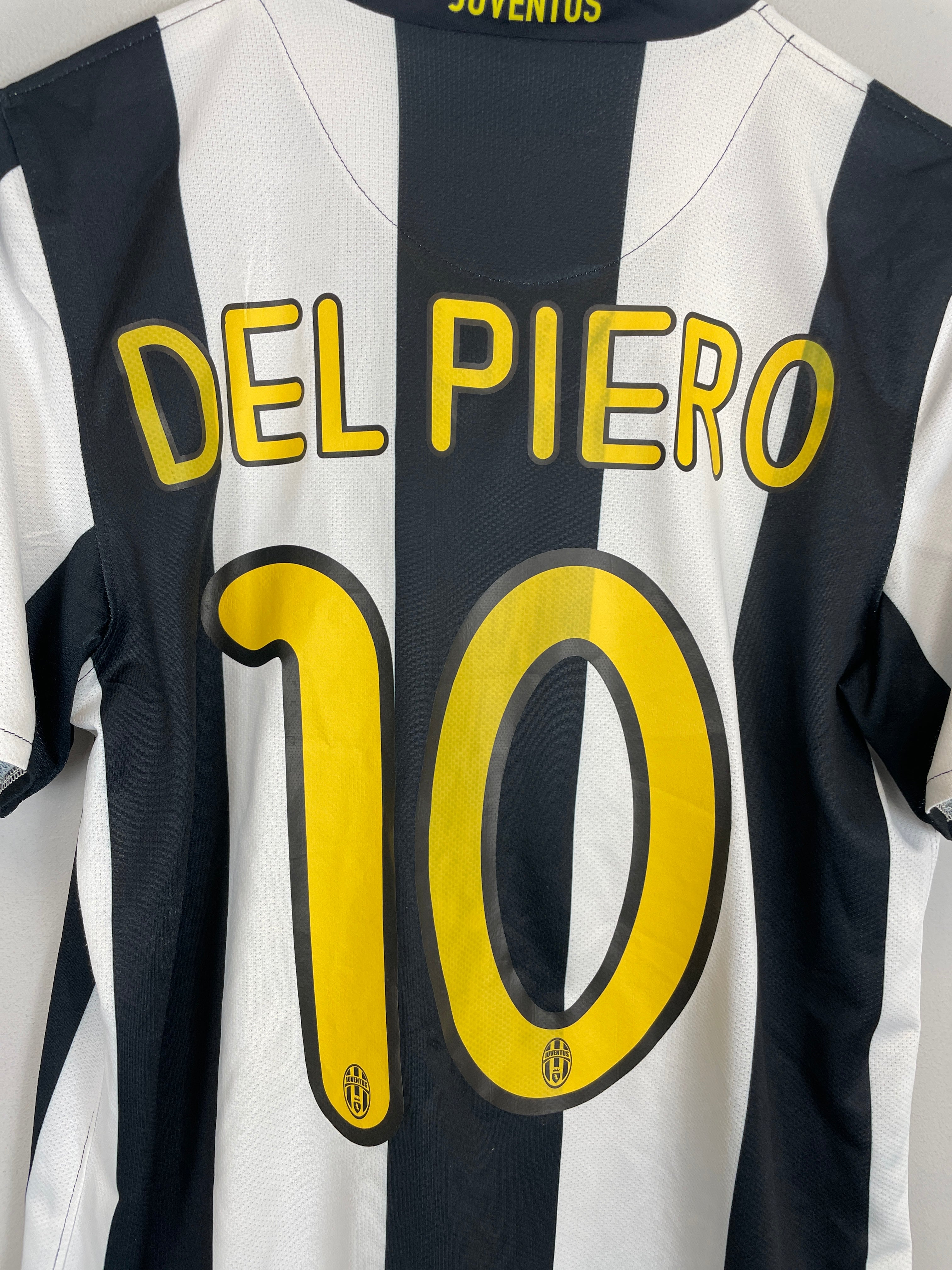 Shop 2008/09 JUVENTUS DEL PIERO #10 HOME SHIRT (S) NIKE, classic football shirts, vintage football shirts & retro soccer jerseys at Cult Kits