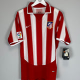 Shop 2003/04 ATLETICO MADRID SIMEONE #14 *BNWT* HOME SHIRT (M) NIKE, classic football shirts, vintage football shirts & retro soccer jerseys at Cult Kits