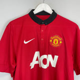 Shop 2013/14 MANCHESTER UNITED V.PERSIE #20 *BNWT* HOME SHIRT (L) NIKE, classic football shirts, vintage football shirts & retro soccer jerseys at Cult Kits