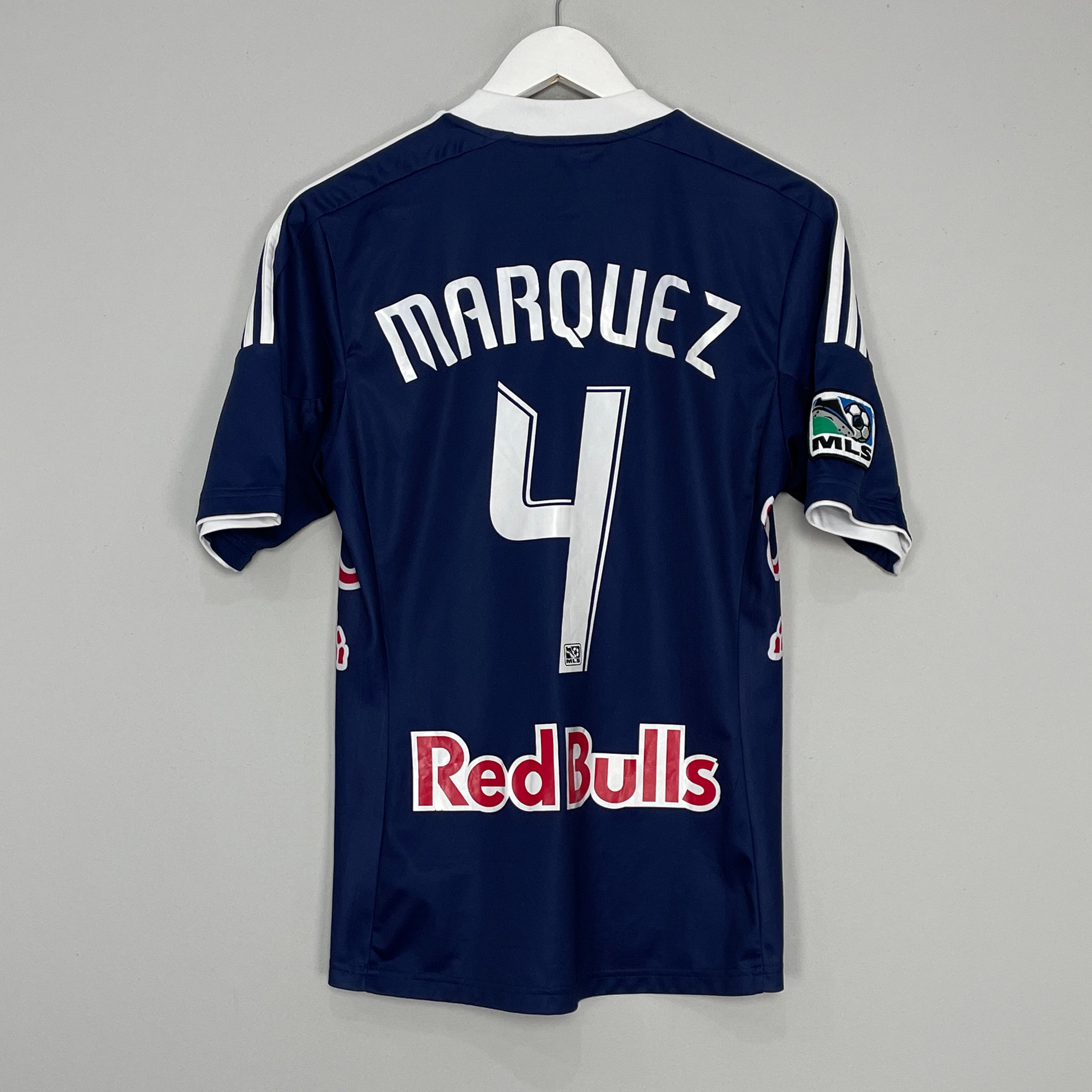 Shop 2012/13 NEW YORK RED BULLS MARQUEZ #4 AWAY SHIRT (S) ADIDAS, classic football shirts, vintage football shirts & retro soccer jerseys at Cult Kits