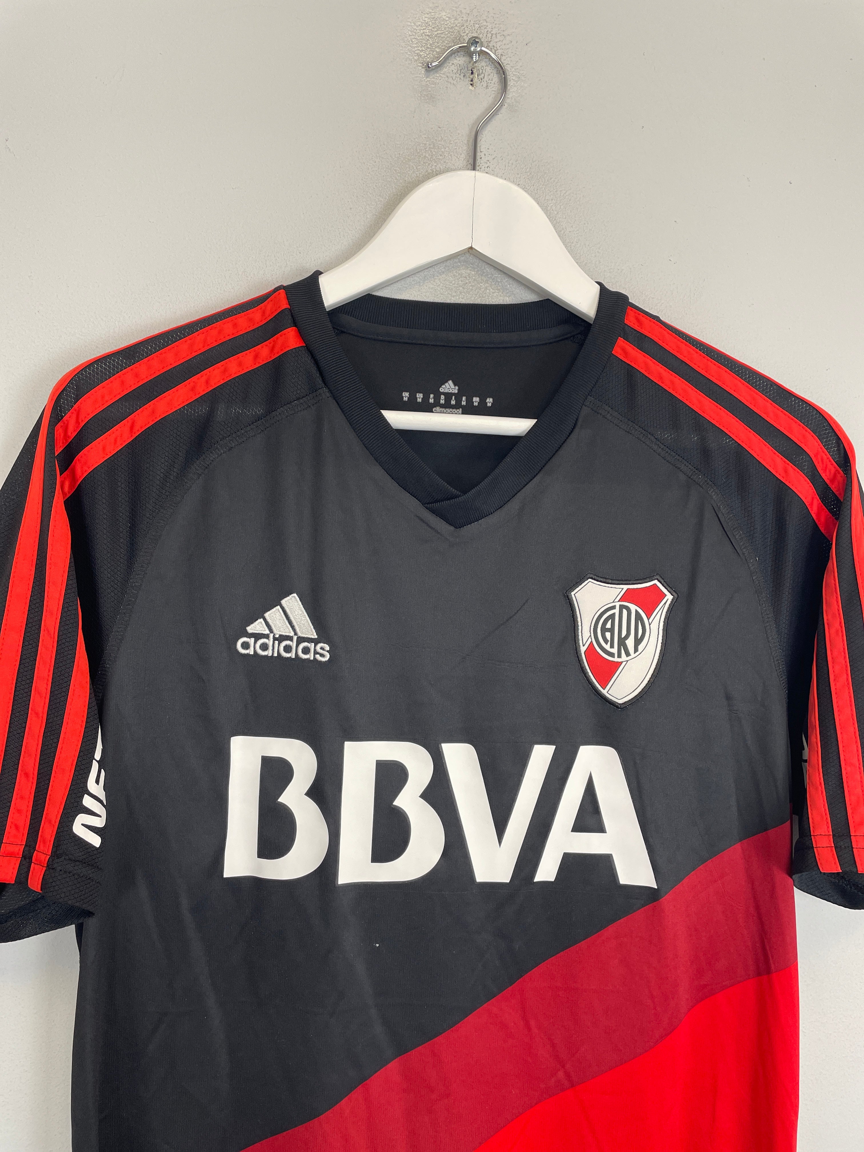 Shop 2015/16 RIVER PLATE CAVENAGHI #9 HOME SHIRT (M) ADIDAS, classic football shirts, vintage football shirts & retro soccer jerseys at Cult Kits