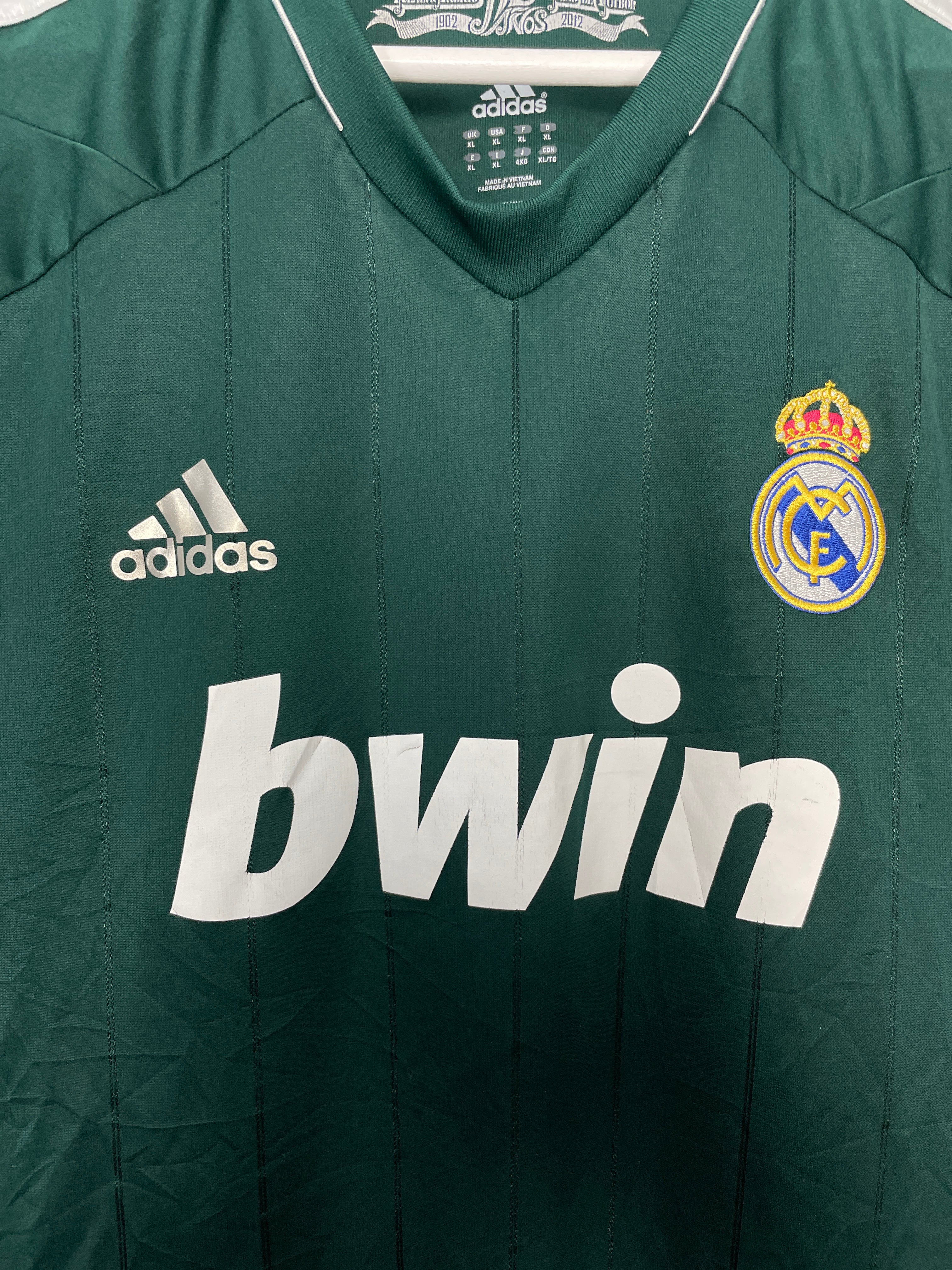 Shop 2012/13 REAL MADRID RONALDO #7 C/L THIRD SHIRT (XL) ADIDAS, classic football shirts, vintage football shirts & retro soccer jerseys at Cult Kits