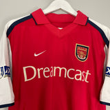 2000/02 ARSENAL LJUNGBERG #8 FA CUP HOME SHIRT (M) NIKE