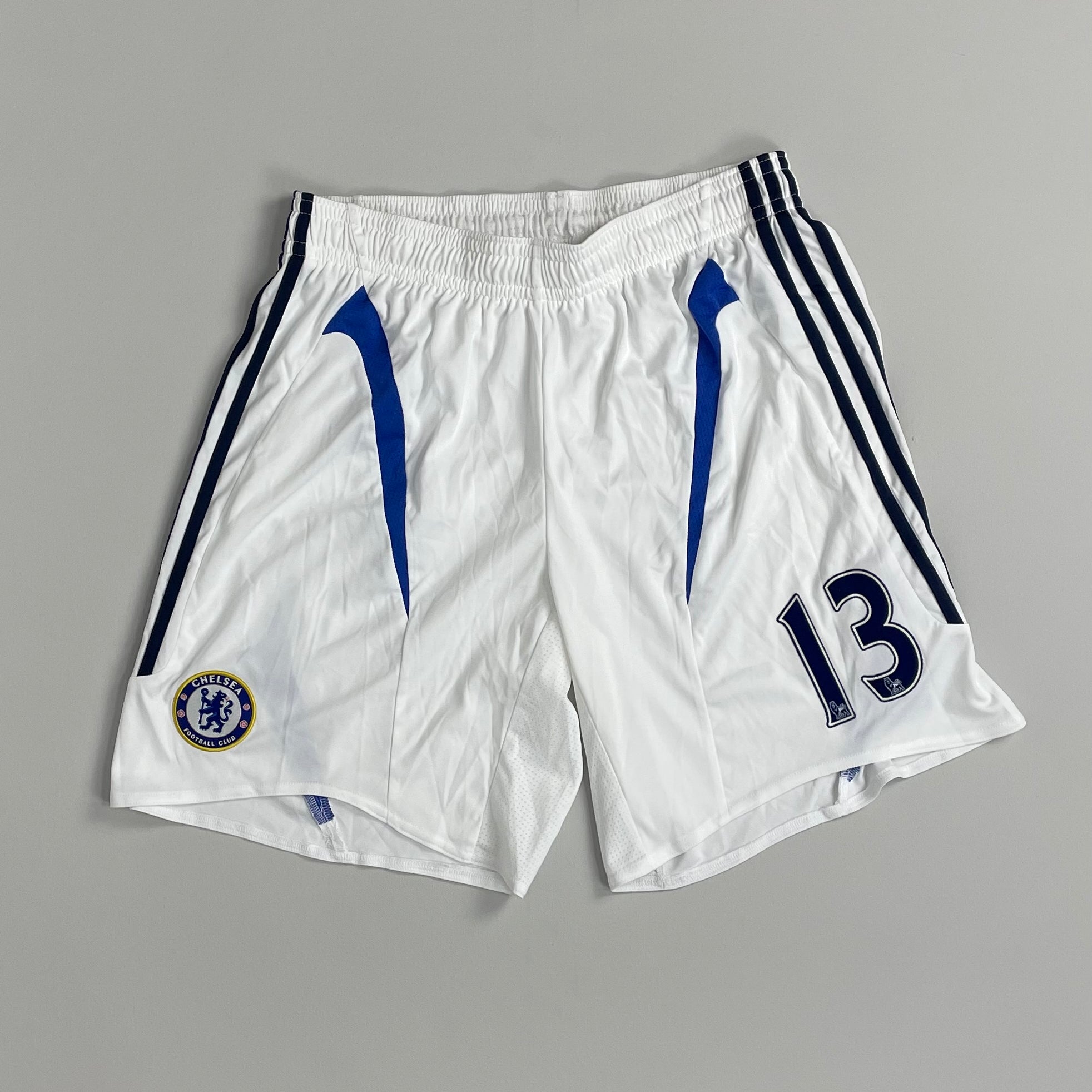 Shop 2007/08 CHELSEA #13 THIRD SHORTS (XL) ADIDAS, classic football shirts, vintage football shirts & retro soccer jerseys at Cult Kits
