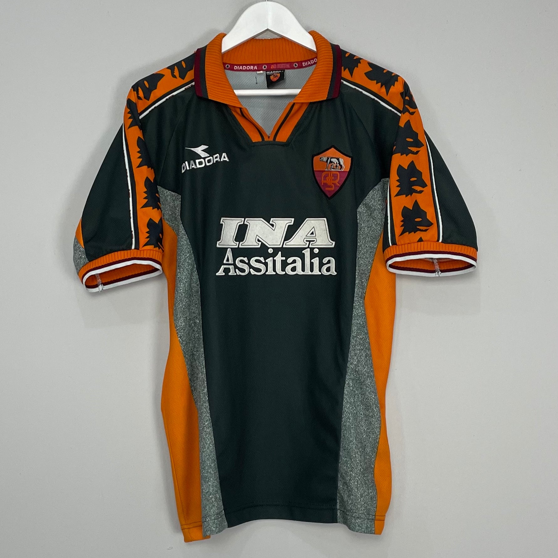 Shop 1998/99 ROMA TOTTI #10 THIRD SHIRT (XL) DIADORA, classic football shirts, vintage football shirts & retro soccer jerseys at Cult Kits