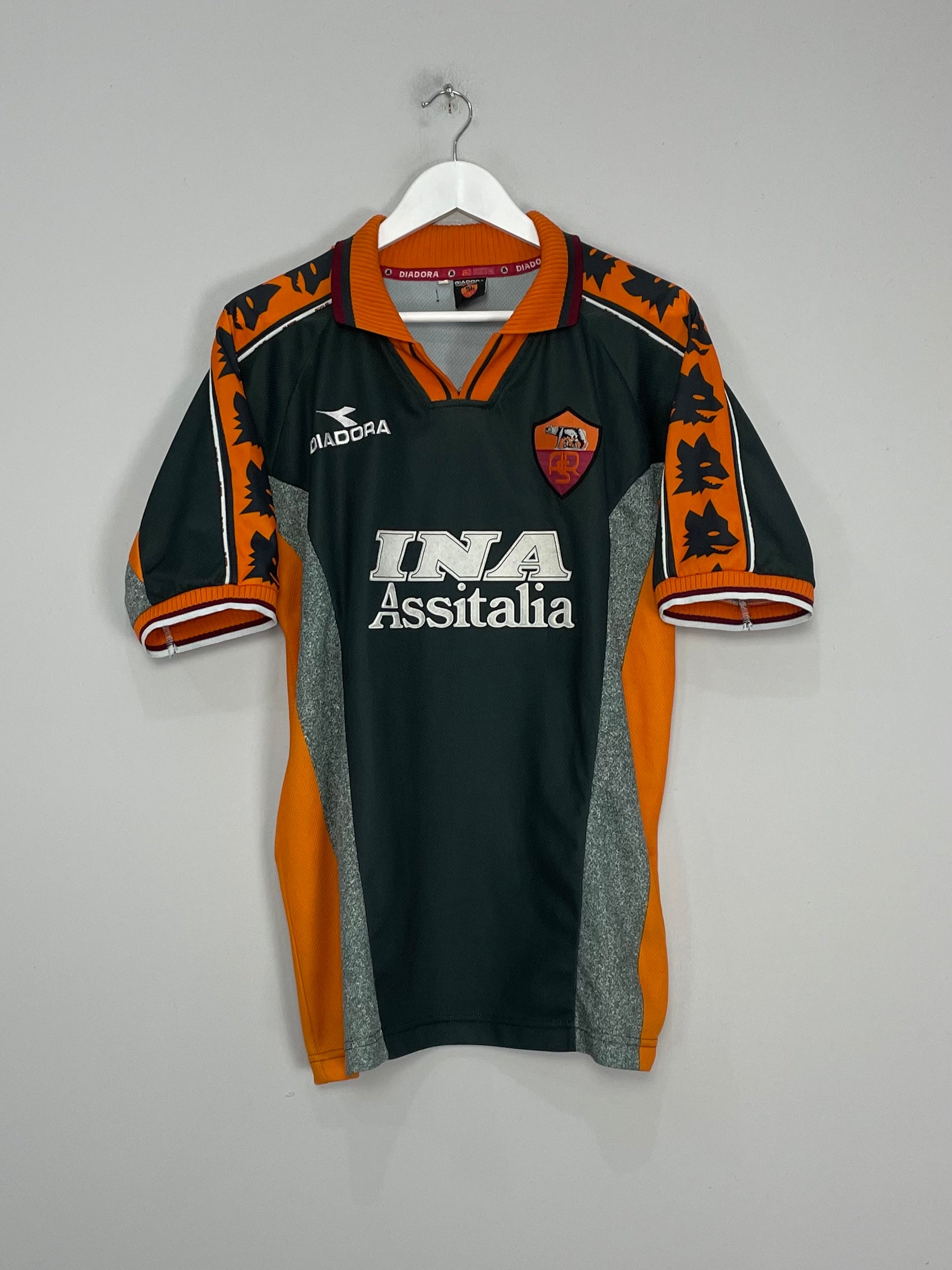 Shop 1998/99 ROMA TOTTI #10 THIRD SHIRT (XL) DIADORA, classic football shirts, vintage football shirts & retro soccer jerseys at Cult Kits
