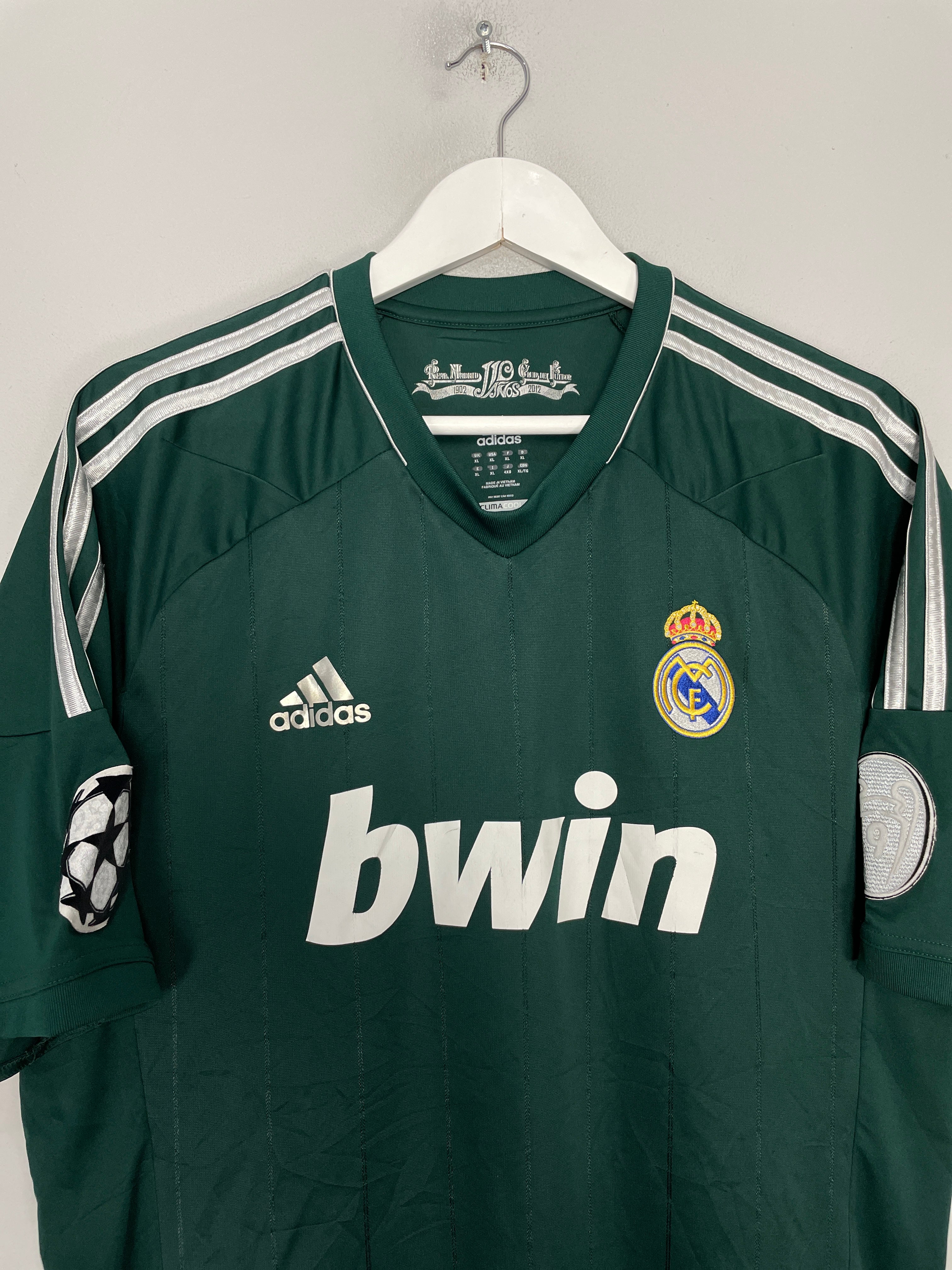 Shop 2012/13 REAL MADRID RONALDO #7 C/L THIRD SHIRT (XL) ADIDAS, classic football shirts, vintage football shirts & retro soccer jerseys at Cult Kits