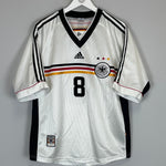 Shop 1998/00 GERMANY MATTHAUS #8 HOME SHIRT (L) ADIDAS, classic football shirts, vintage football shirts & retro soccer jerseys at Cult Kits