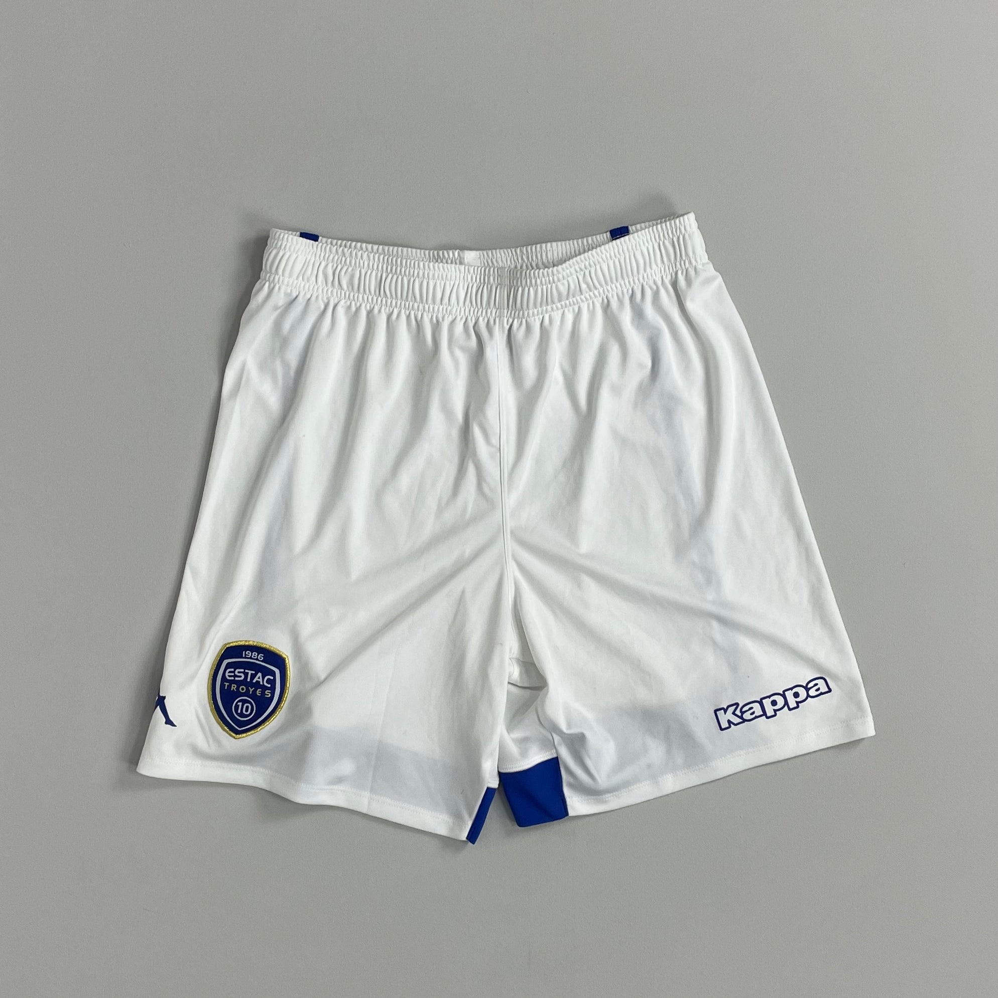 Shop 2015/16 ESTAC TROYES HOME SHORTS (M) KAPPA, classic football shirts, vintage football shirts & retro soccer jerseys at Cult Kits