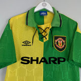 Shop 1992/94 MANCHESTER UNITED THIRD SHIRT (L) UMBRO, classic football shirts, vintage football shirts & retro soccer jerseys at Cult Kits