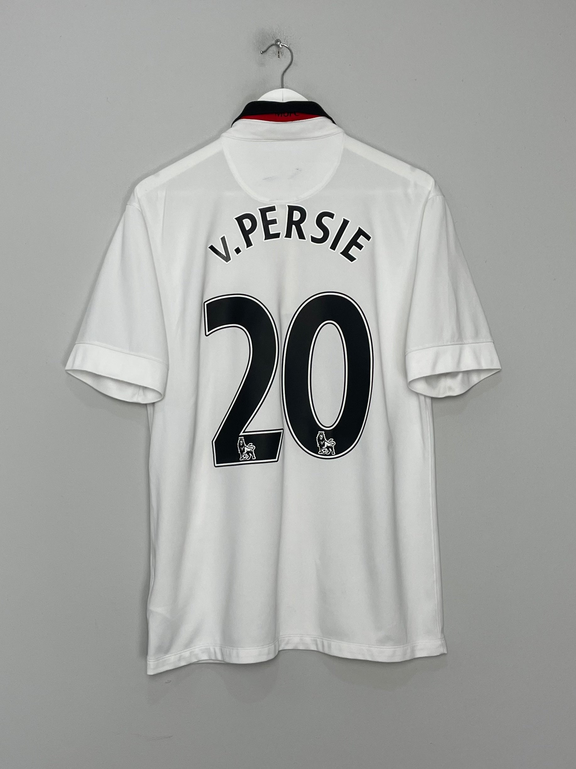 Shop 2014/15 MANCHESTER UNITED V.PERSIE #20 AWAY SHIRT (L) NIKE, classic football shirts, vintage football shirts & retro soccer jerseys at Cult Kits