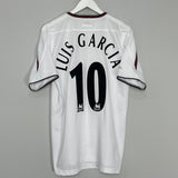 Shop 2003/04 LIVERPOOL LUIS GARCIA #10 AWAY SHIRT (M) REEBOK, classic football shirts, vintage football shirts & retro soccer jerseys at Cult Kits