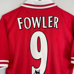 Shop 1996/98 LIVERPOOL FOWLER #9 HOME SHIRT (S) REEBOK, classic football shirts, vintage football shirts & retro soccer jerseys at Cult Kits