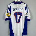 Shop 2000/01 YUGOSLAVIA DRULOVIC #17 *MATCH ISSUE* AWAY SHIRT (L) ADIDAS, classic football shirts, vintage football shirts & retro soccer jerseys at Cult Kits