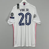2020/21 REAL MADRID VINI JR #20 *BNWT* HOME SHIRT (XL) ADIDAS