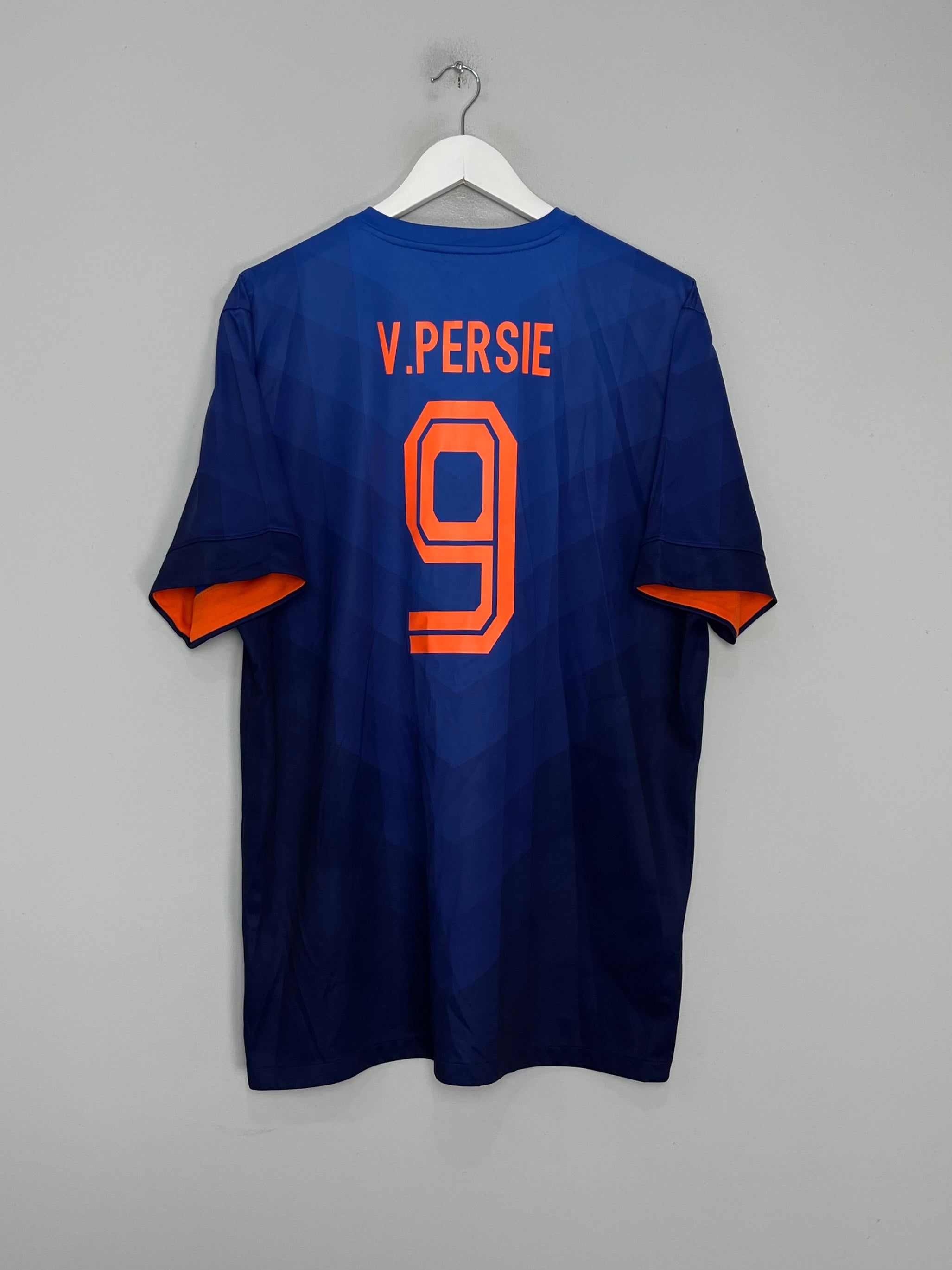 Shop 2014/15 NETHERLANDS V.PERSIE #9 AWAY SHIRT (XL) NIKE, classic football shirts, vintage football shirts & retro soccer jerseys at Cult Kits