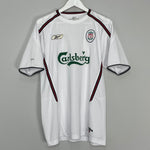 Shop 2003/04 LIVERPOOL LUIS GARCIA #10 AWAY SHIRT (M) REEBOK, classic football shirts, vintage football shirts & retro soccer jerseys at Cult Kits