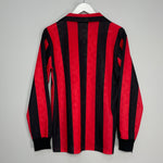 Shop 1989/90 AC MILAN L/S HOME SHIRT (M) KAPPA, classic football shirts, vintage football shirts & retro soccer jerseys at Cult Kits