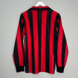 Shop 1989/90 AC MILAN L/S HOME SHIRT (M) KAPPA, classic football shirts, vintage football shirts & retro soccer jerseys at Cult Kits