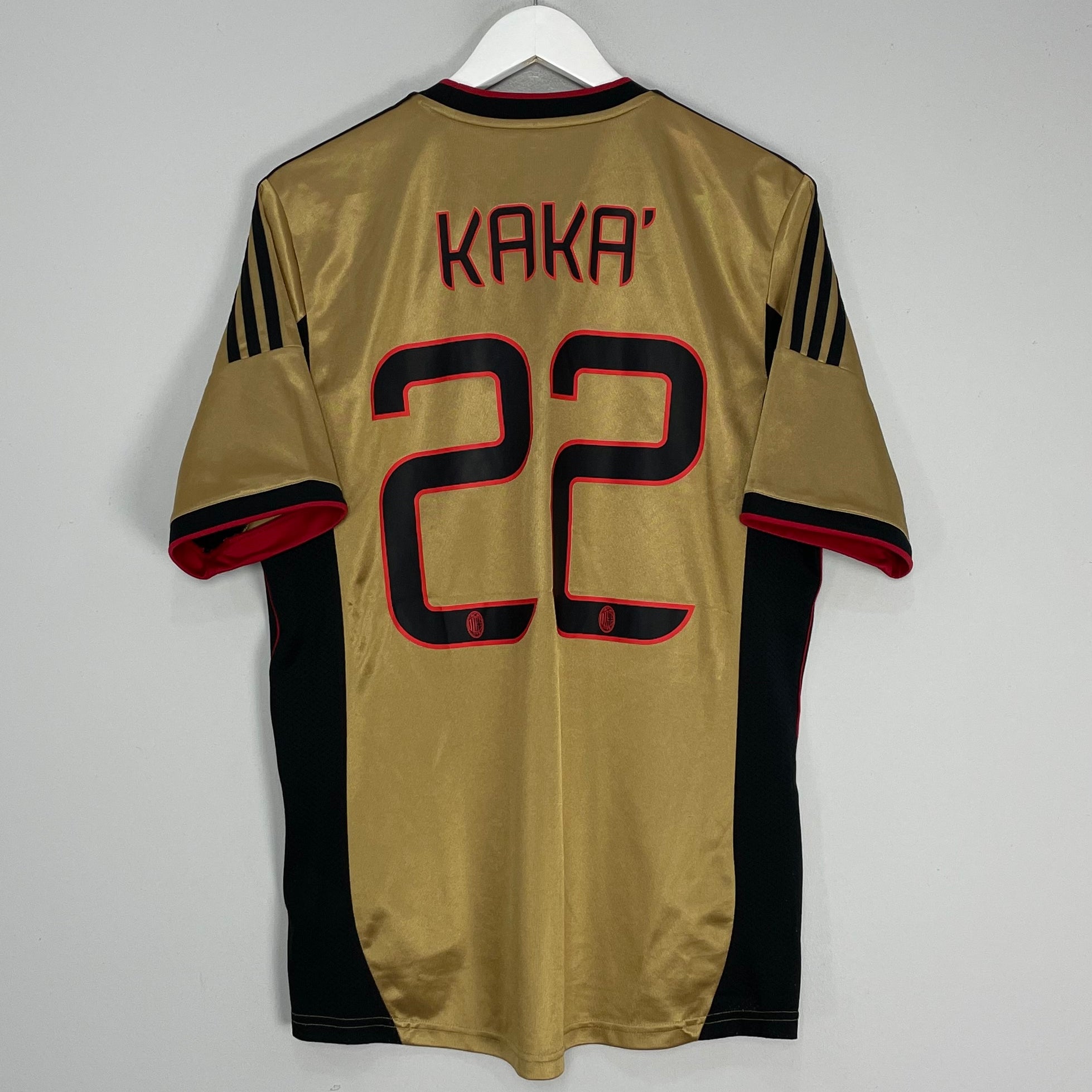 Shop 2013/14 AC MILAN KAKA #22 THIRD SHIRT (L) ADIDAS, classic football shirts, vintage football shirts & retro soccer jerseys at Cult Kits
