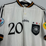 Shop 1996/98 GERMANY BIERHOFF #20 HOME SHIRT (XL) ADIDAS, classic football shirts, vintage football shirts & retro soccer jerseys at Cult Kits