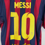 Shop 2013/14 BARCELONA MESSI #10 HOME SHIRT (S) NIKE, classic football shirts, vintage football shirts & retro soccer jerseys at Cult Kits