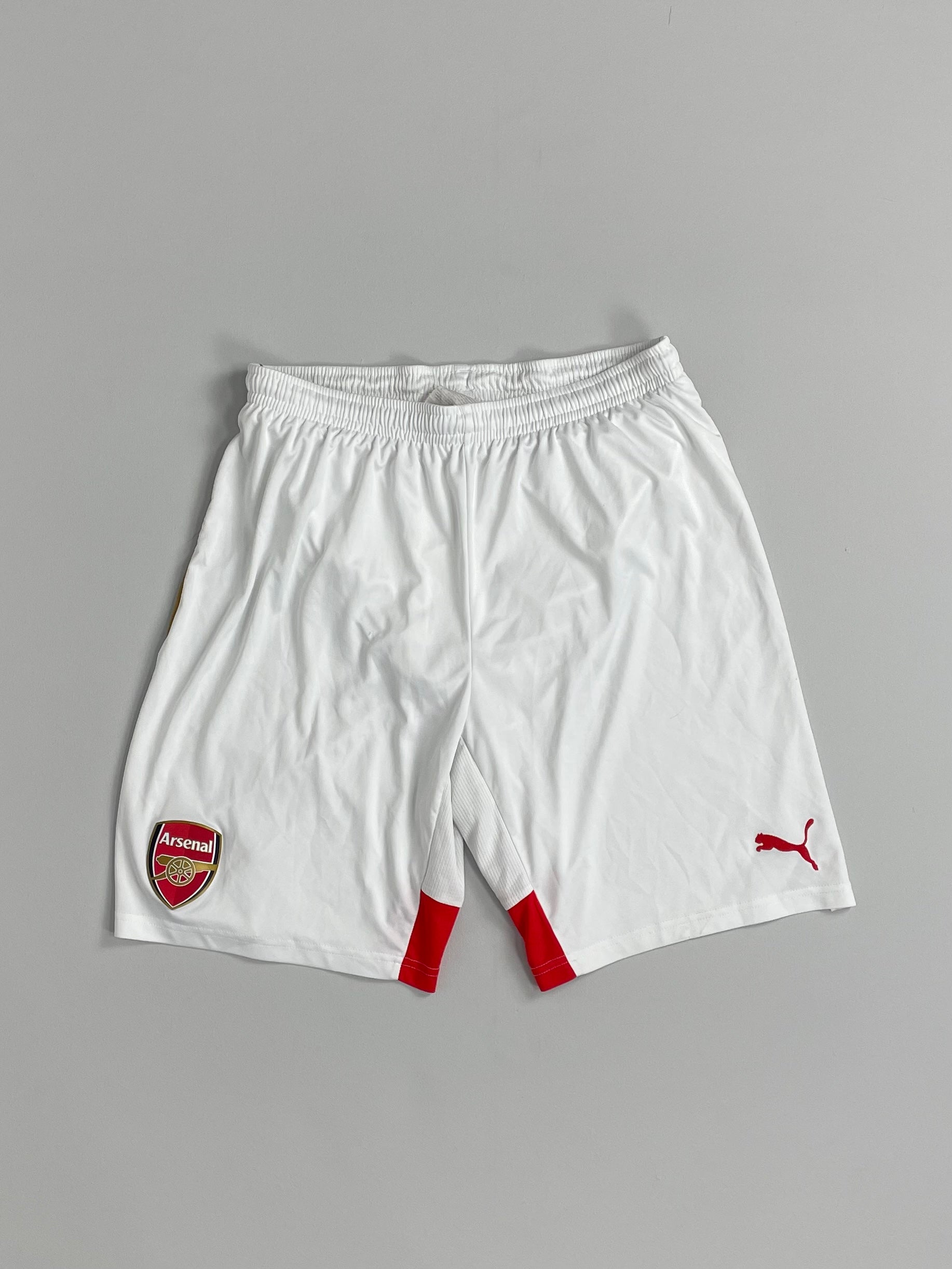 Shop 2015/16 ARSENAL HOME SHORTS (L) PUMA, classic football shirts, vintage football shirts & retro soccer jerseys at Cult Kits